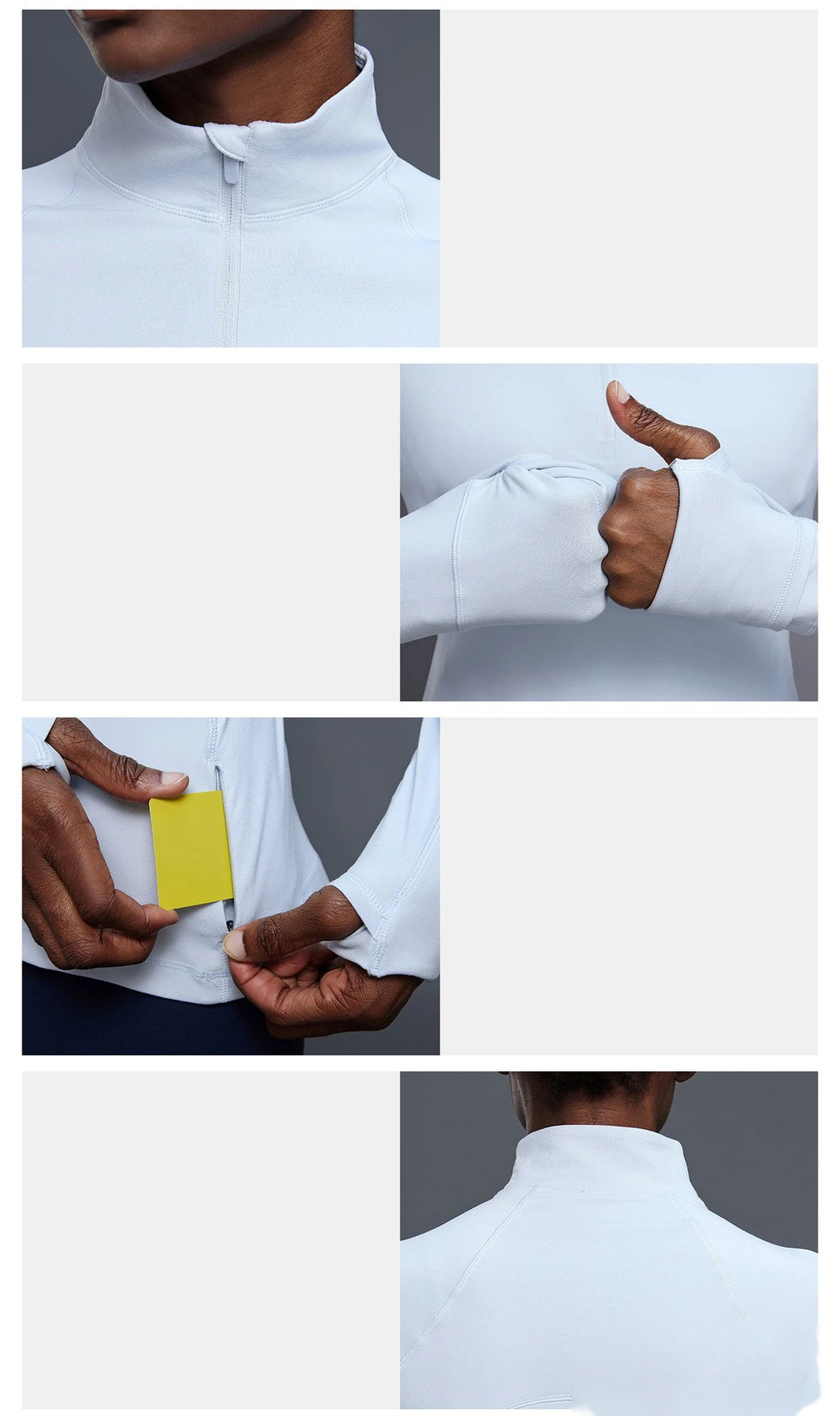 Customize autumn long-sleeved yoga clothes, slim fitness tops and running T-shirts. detail