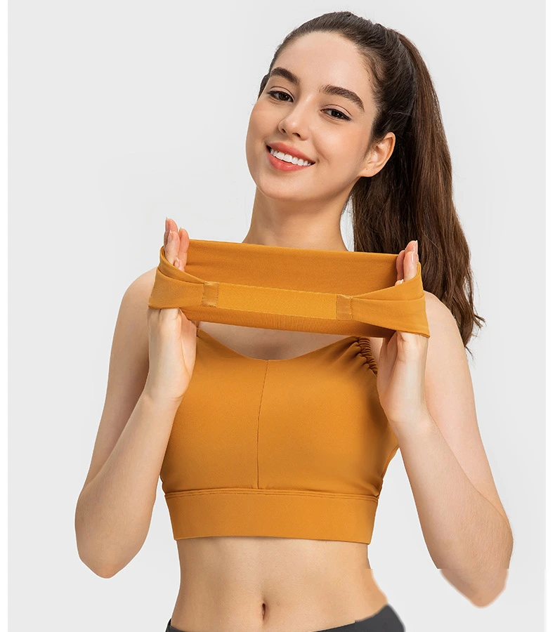 Yoga exercise headband with fitness running knitted sweat-absorbent belt quick-drying wide headband detail