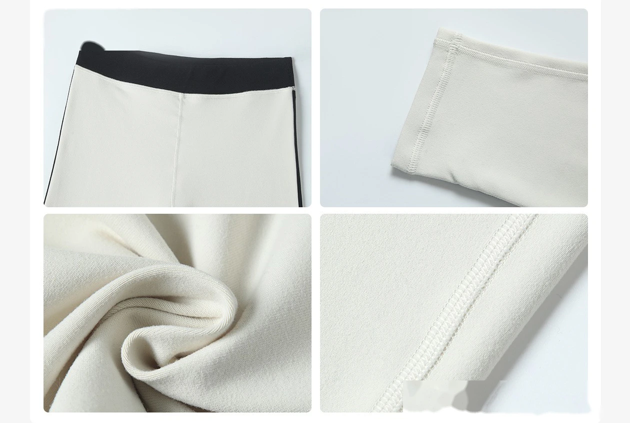 Custom contrast yoga pants high elastic shaping fitness pants nude peach hip sweatpants female detail
