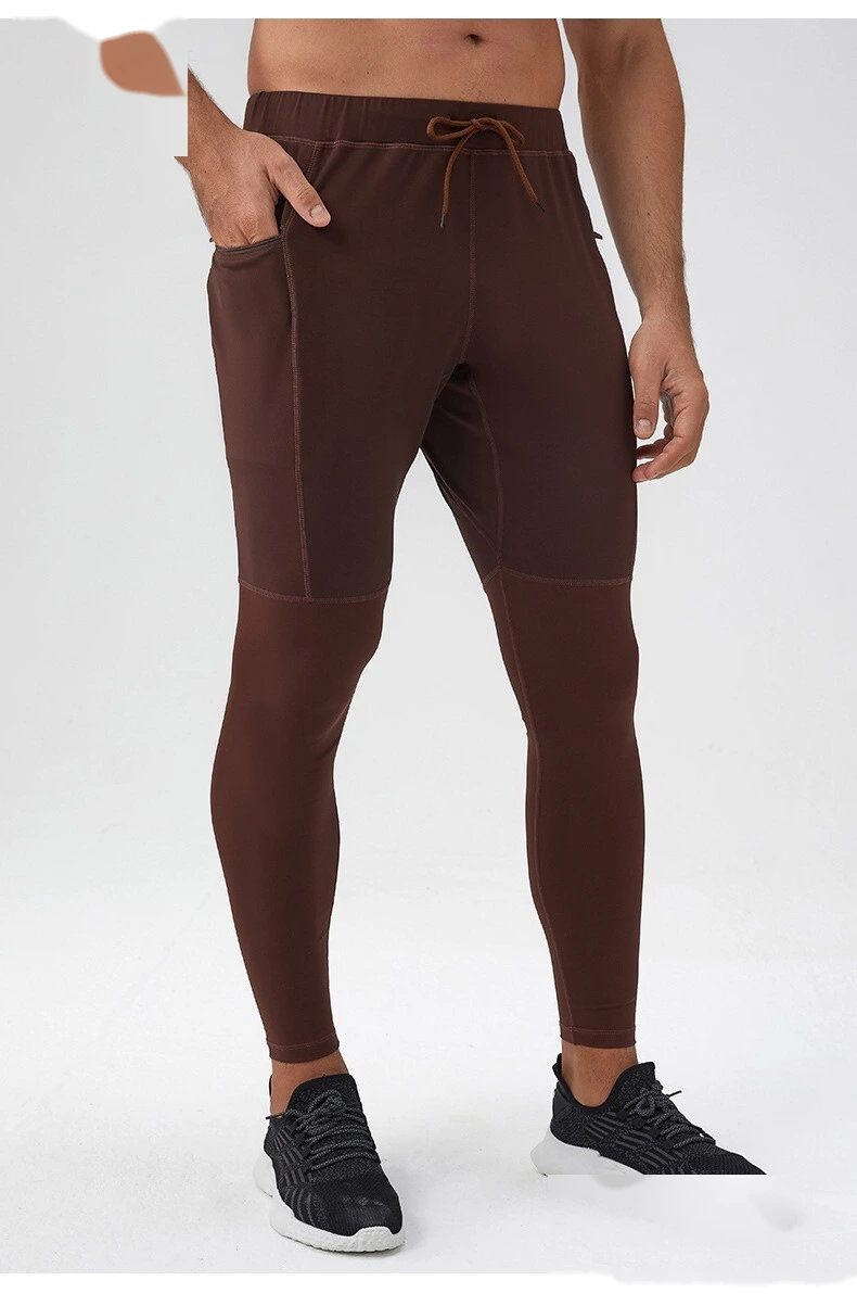 Customizable Men's Nylon Sport Pants | Quick-Dry Breathable, Zipper Pockets, Tight Calf for Fitness detail