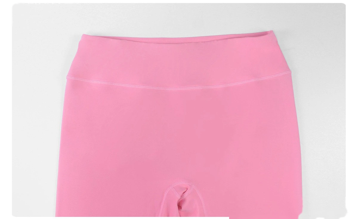 Women's Plus Size High-Waisted Yoga Leggings - Customizable Slimming Tummy Control Pants for Outdoor Fitness & Running detail