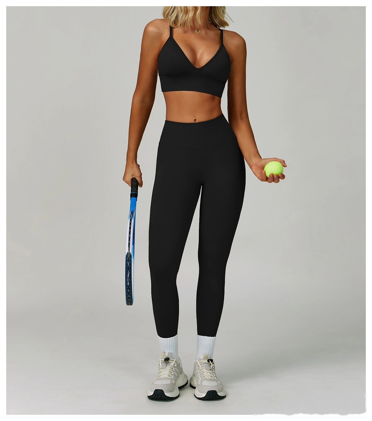 Custom-made yoga bra with beautiful back and quick-drying sports coat and running fitness yoga clothes. detail