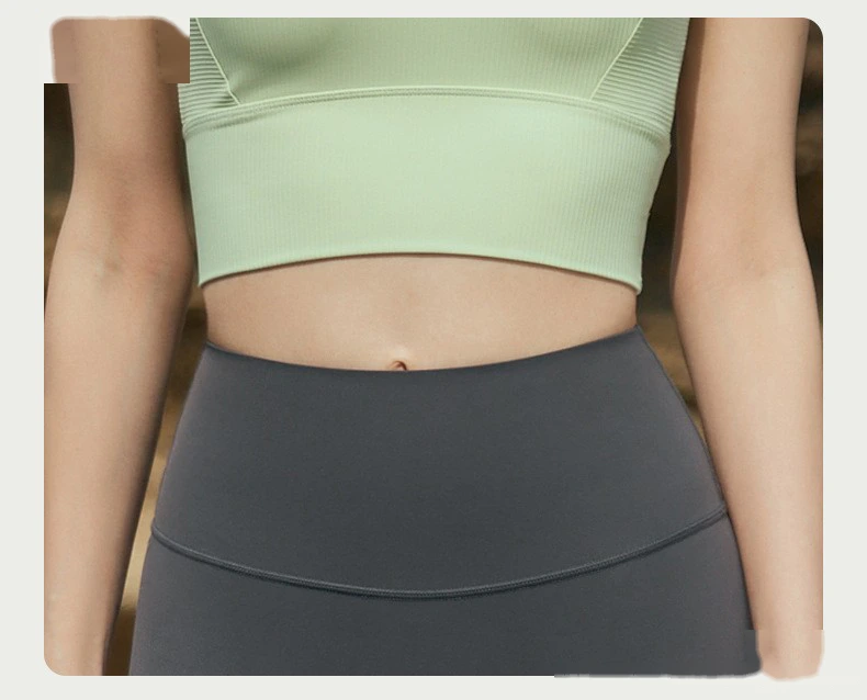 Custom-made sports bra women's shockproof yoga vest integrated chest pad fitness vest detail