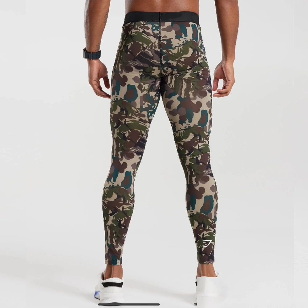 Quality Men's sports fitness tights high elastic compression pants Manufacturer detail