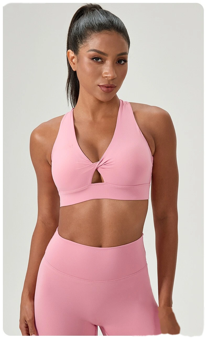 Custom EU/US Style Yoga Bra | Removable Pads, Quick-Dry, Buckle Design, Shockproof for Running & Fitness detail