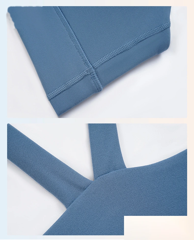Custom-made V-back sports bra shockproof sports bra female detail