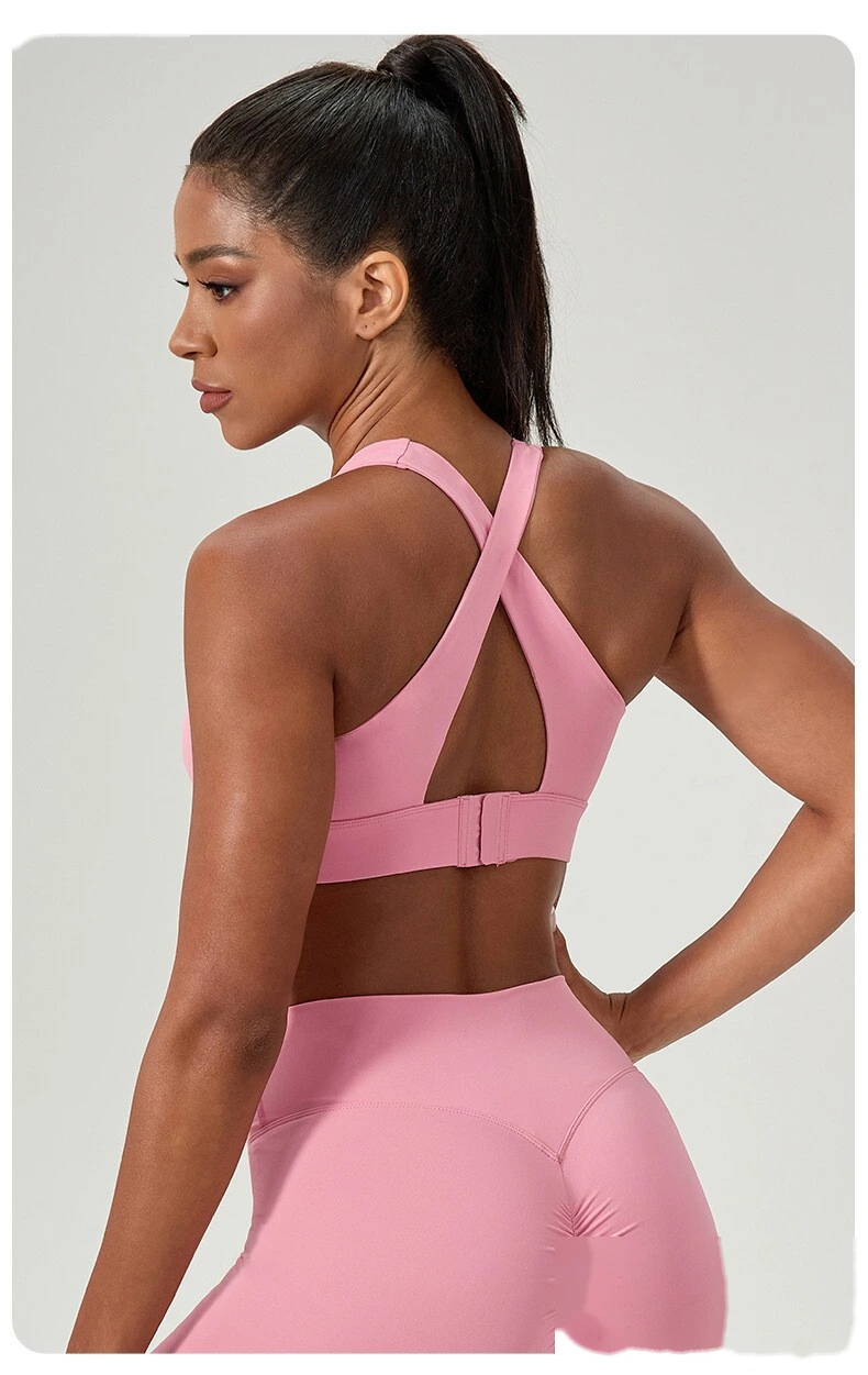 Custom EU/US Style Yoga Bra | Removable Pads, Quick-Dry, Buckle Design, Shockproof for Running & Fitness detail