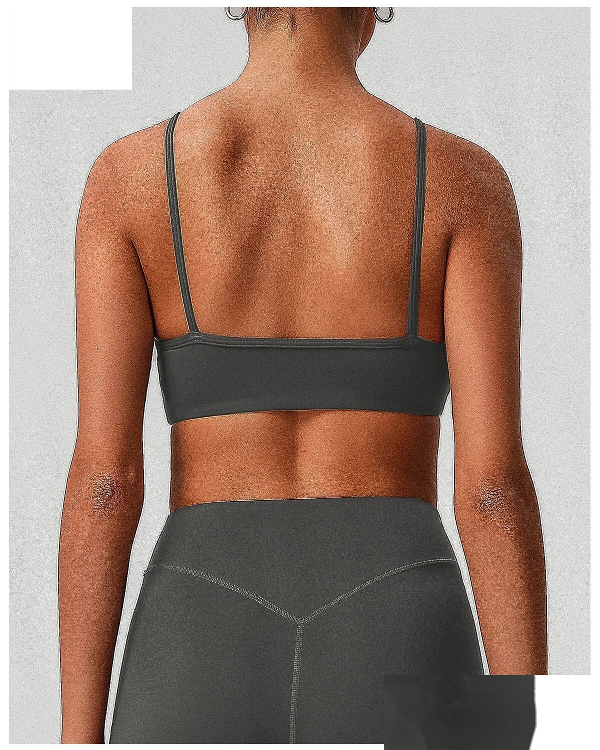 Custom Tight Yoga Bra - Women’s Thin-Strap Sexy Back Push-Up High-Elastic Fitness Sports Top detail