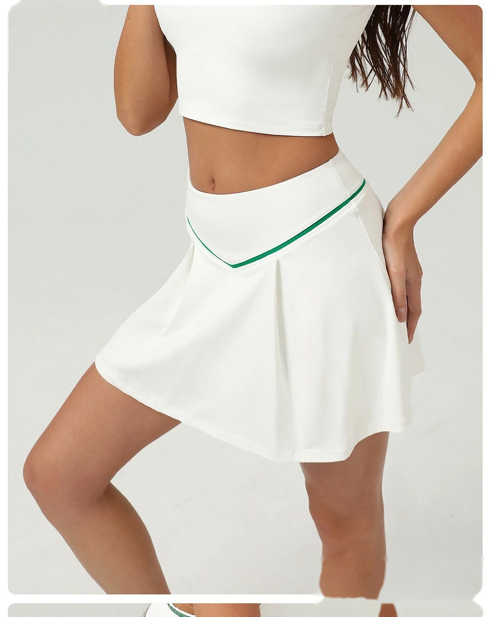 Pleated Skirt Quick-drying Tennis Skirt High Waist Exercise Skirt Short Skirt Quick-drying Tennis Skirt Lady detail