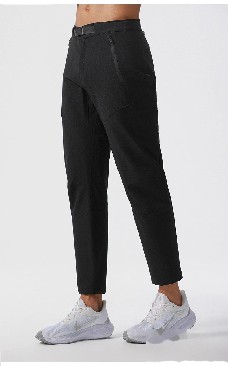 Customized quick-drying pants outdoor sports spring and autumn pants men's fitness running casual pants detail