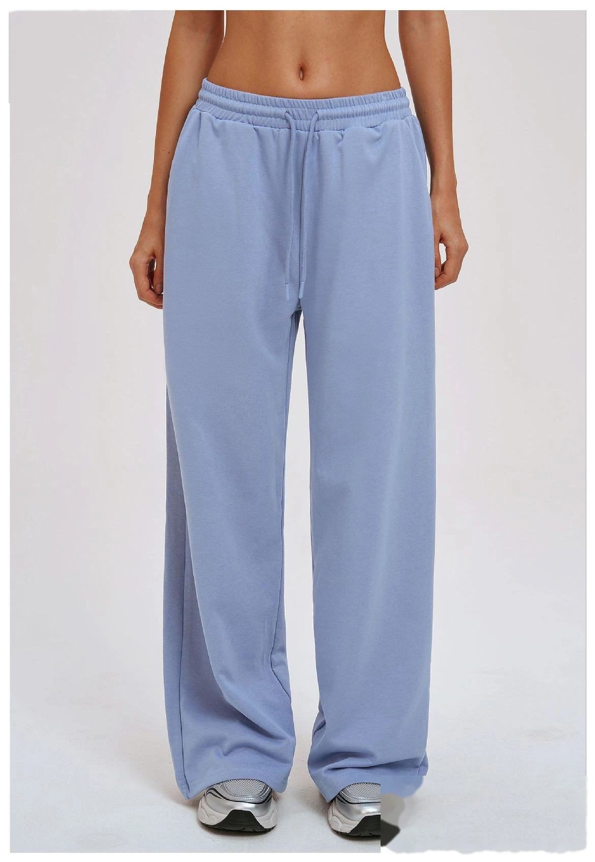 Custom Outdoor Running Sweatpants - New European-American Loose Wide-Leg Straight Casual Trousers detail