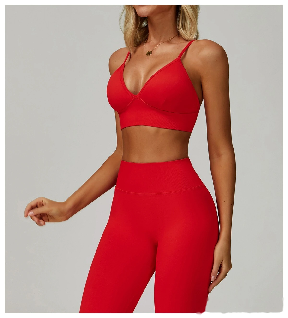Custom-made yoga bra with beautiful back and quick-drying sports coat and running fitness yoga clothes. detail