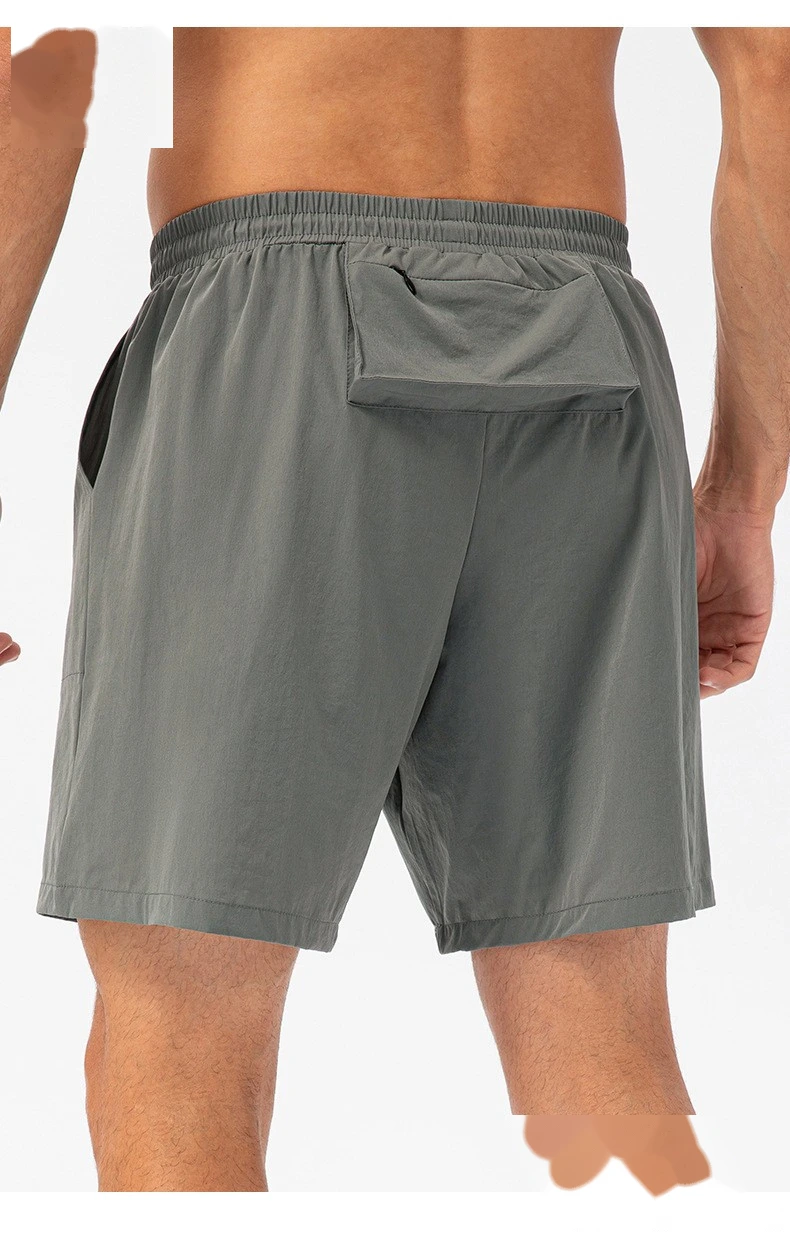 Customized men's summer loose running fitness shorts light and breathable quick-drying leisure sports pants. detail