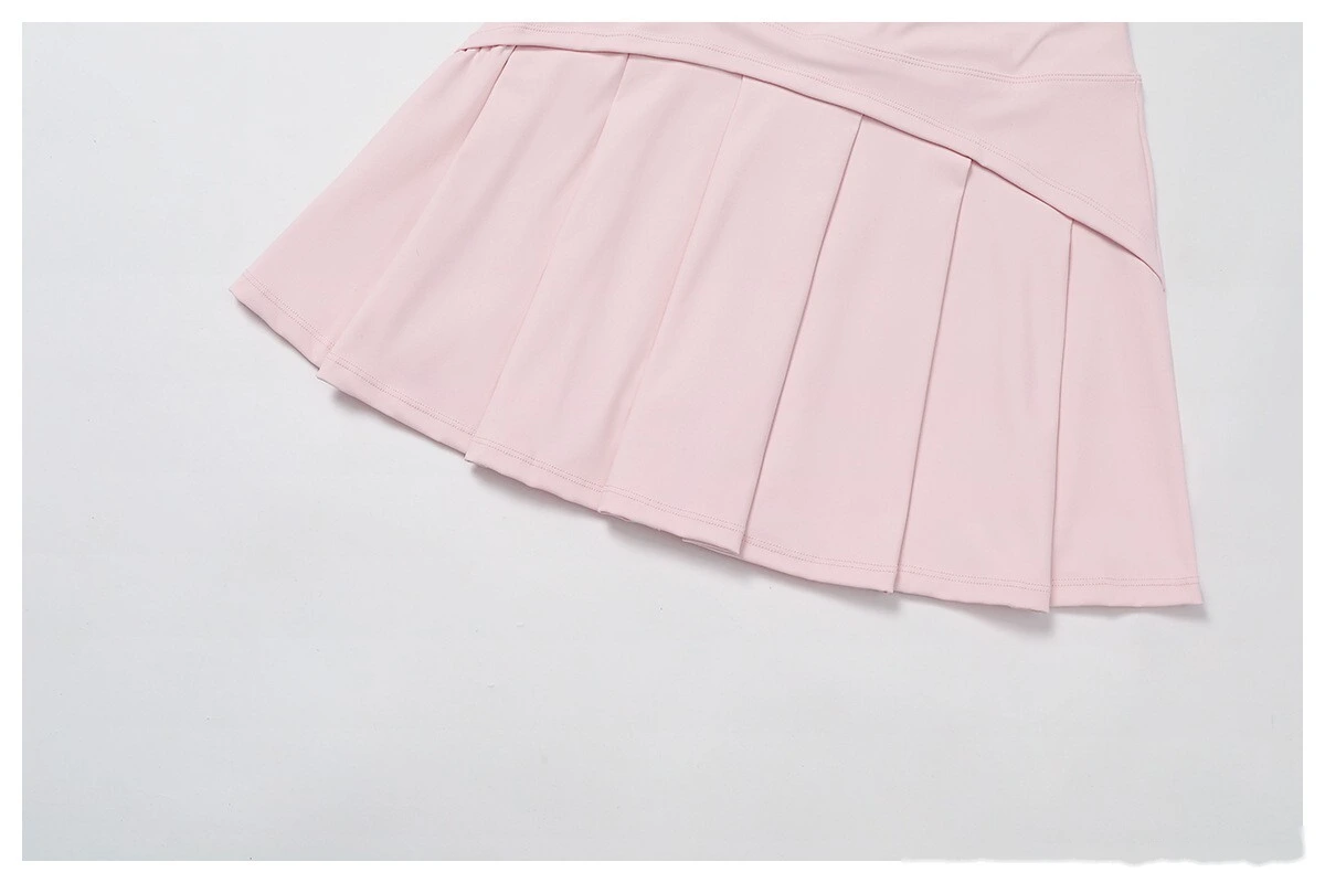Customized sports skirt anti-exposure skirt pocket skirt women's tennis skirt yoga fitness suit detail