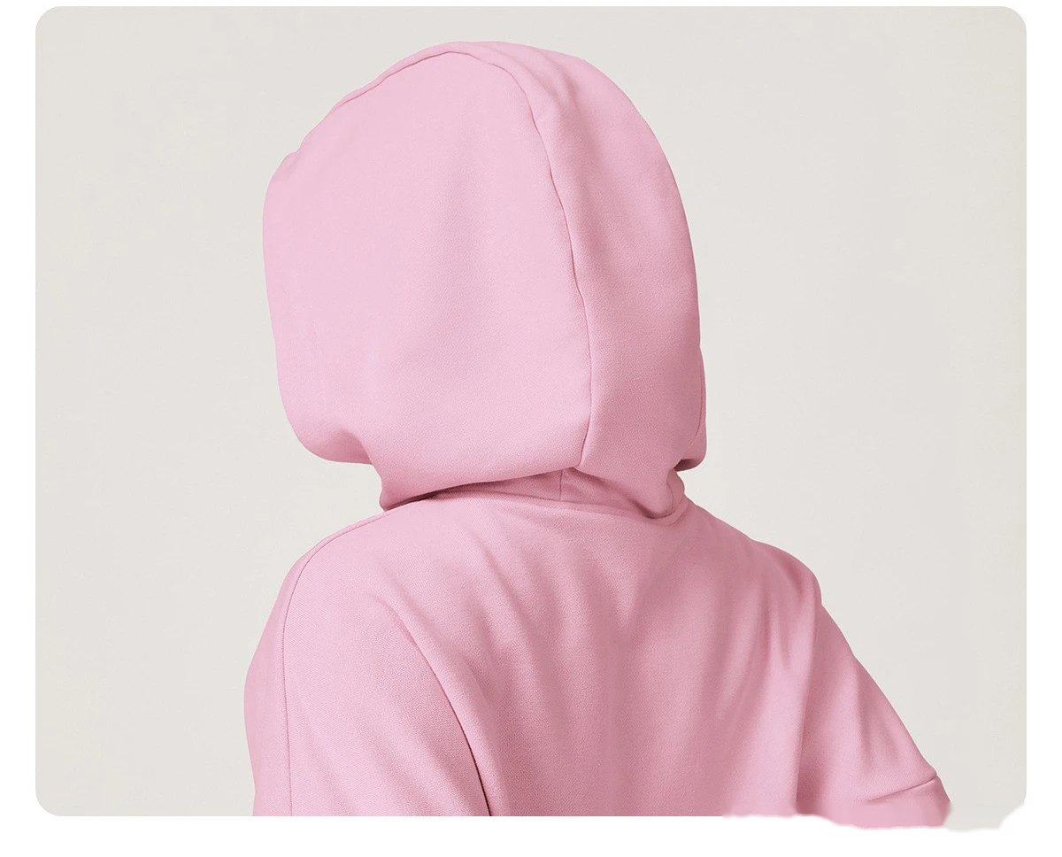 Custom fashion hooded sweater autumn and winter casual loose coat women's outdoor sportswear detail