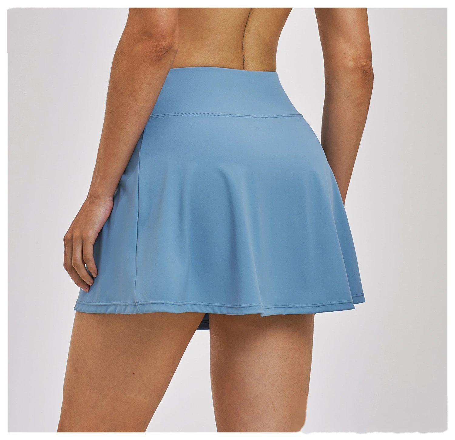 Custom Women’s A-Line Tennis Skort Anti-Exposure Liner Shorts Quick Dry Running Sports Skirt detail