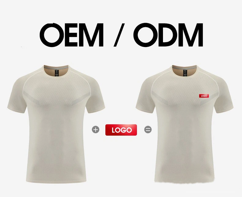 Custom Men's Quick Dry Mesh T-Shirt - Crew Neck Short Sleeve Outdoor Hiking & Running Sports Tee detail