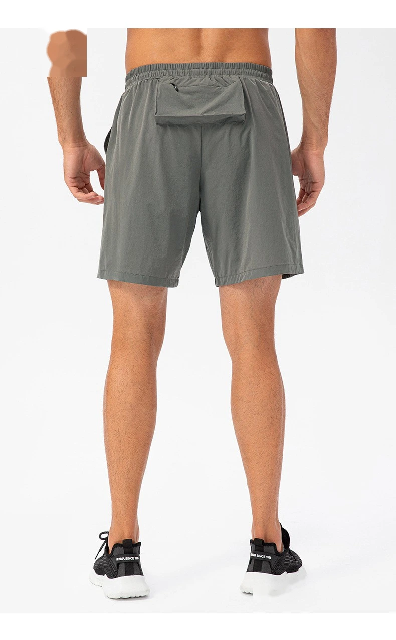 Customized men's summer loose running fitness shorts light and breathable quick-drying leisure sports pants. detail