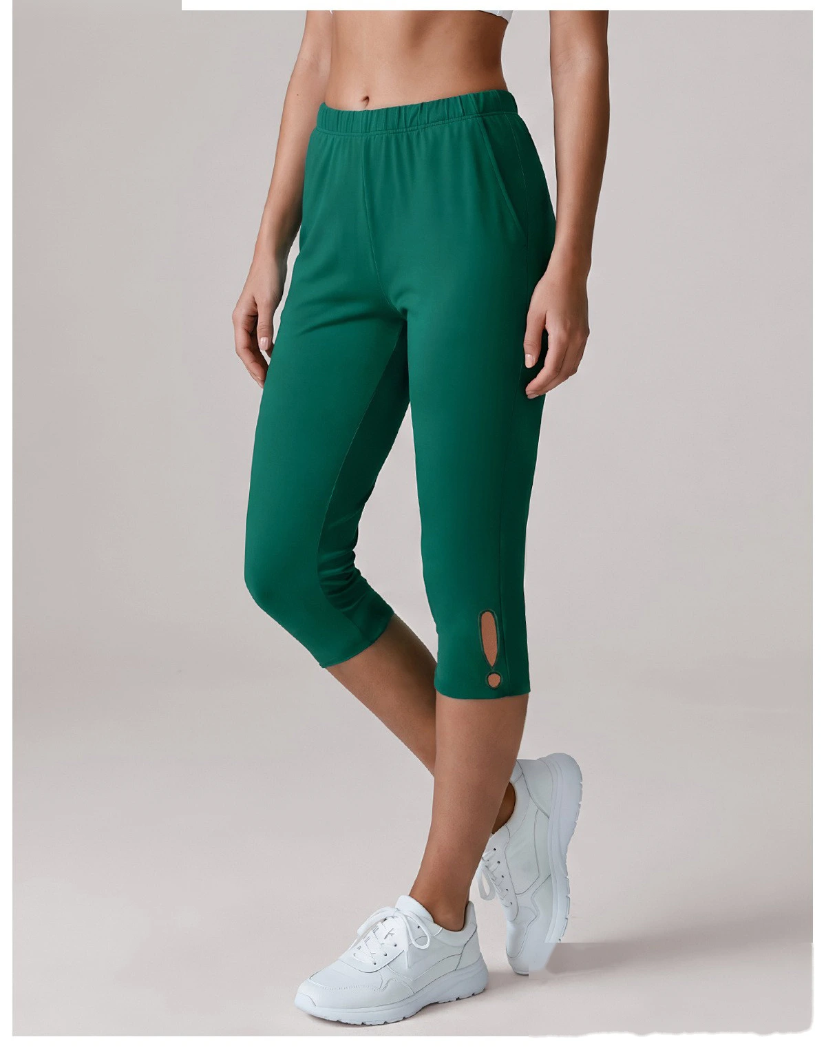 Women 7/8 Length High Rise Fitness Leggings, Compression Slimming Outdoor Sports Yoga Pants Custom Available detail