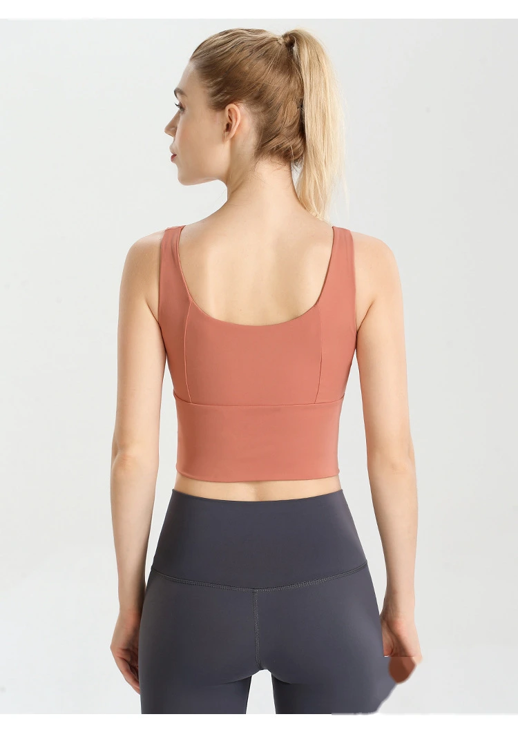 Womens zip up sports bras workout fitness training crop tops detail