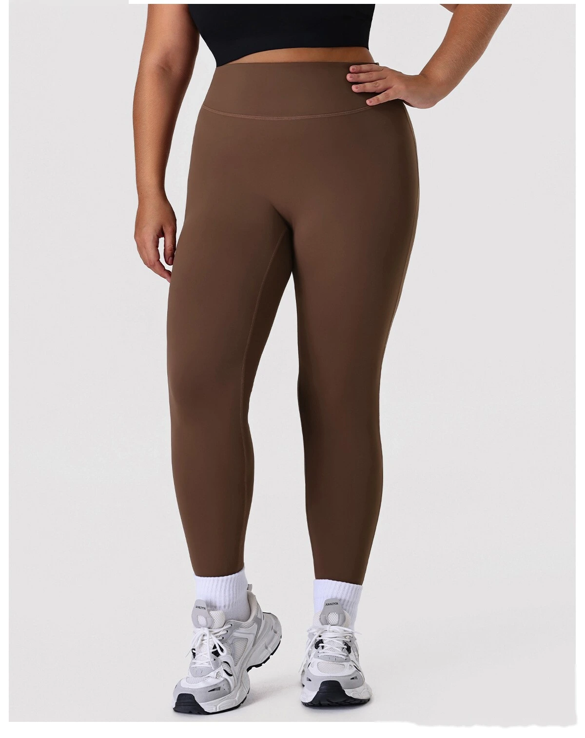 Custom Plus Size Women's Yoga Set - High-Elastic Tight Slimming Running Fitness Activewear detail