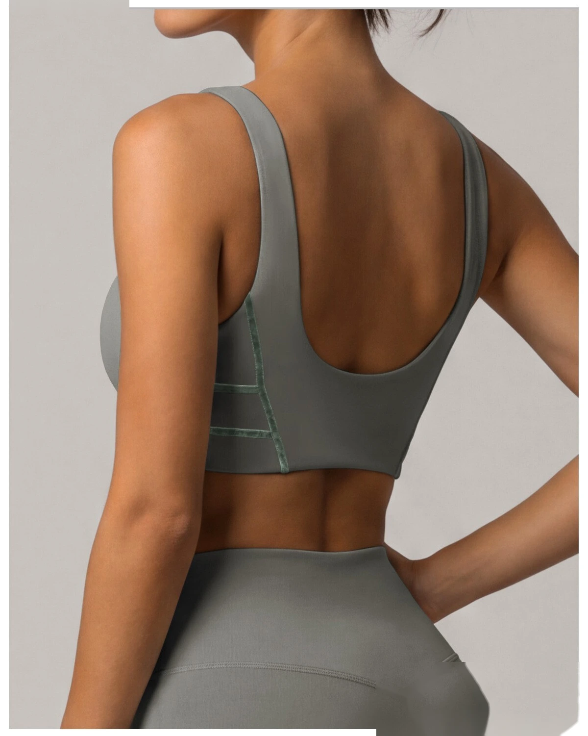 High Elastic Push Up Sports Vest, Shockproof Workout Bra for Yoga Running Daily Outdoor Wear detail