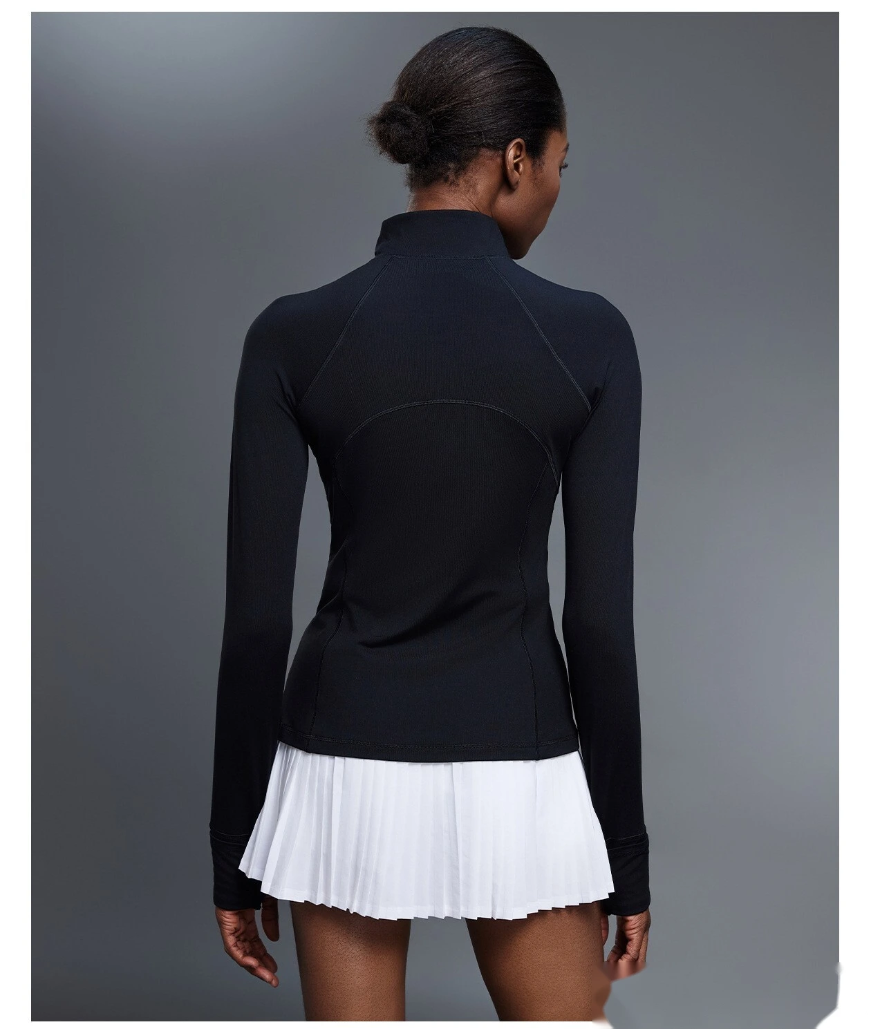 Customize autumn long-sleeved yoga clothes, slim fitness tops and running T-shirts. detail