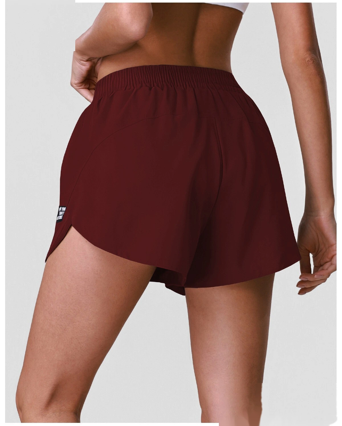 Women's Anti-Exposure Yoga Shorts with Liner, Summer Quick Dry Sports Tennis Running Fitness Pants detail