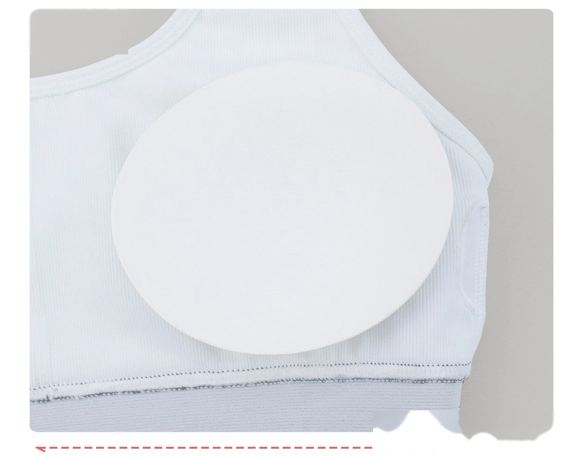 Women's High-Elastic Padded Sports Bra - Customizable 2-in-1 Color Block Yoga Bra, Fitness Workout Tank Top detail