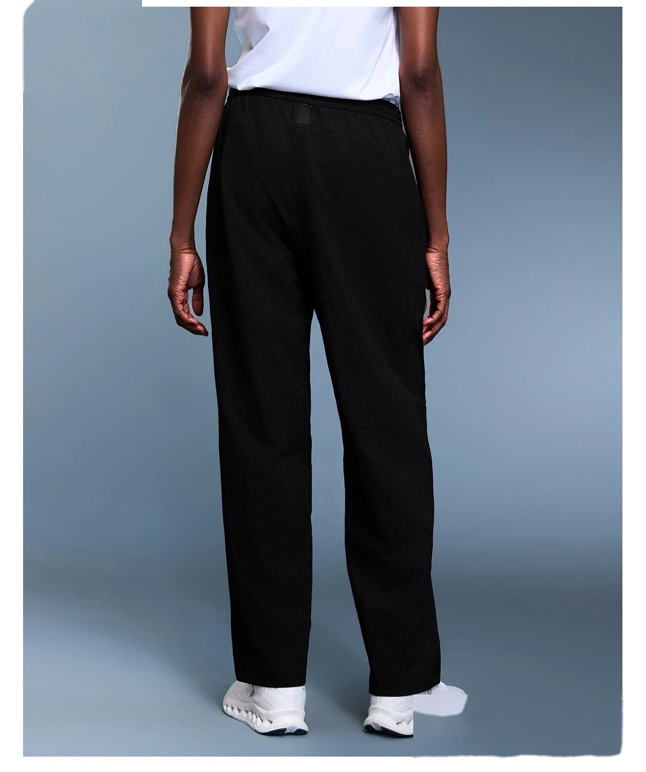 Custom autumn and winter warm casual pants loose straight pants Joker sports pants women detail