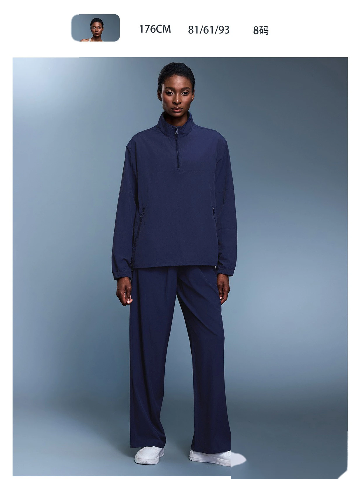 Custom autumn new casual wide-leg pants loose breathable straight sports pants women. detail