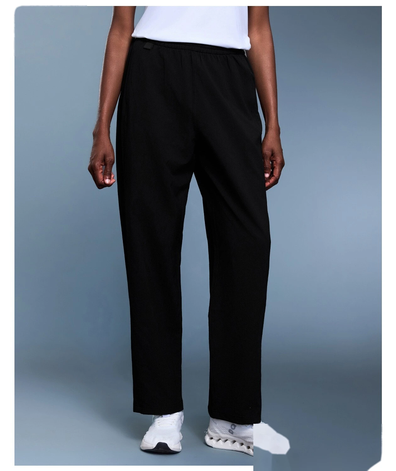 Custom autumn and winter warm casual pants loose straight pants Joker sports pants women detail