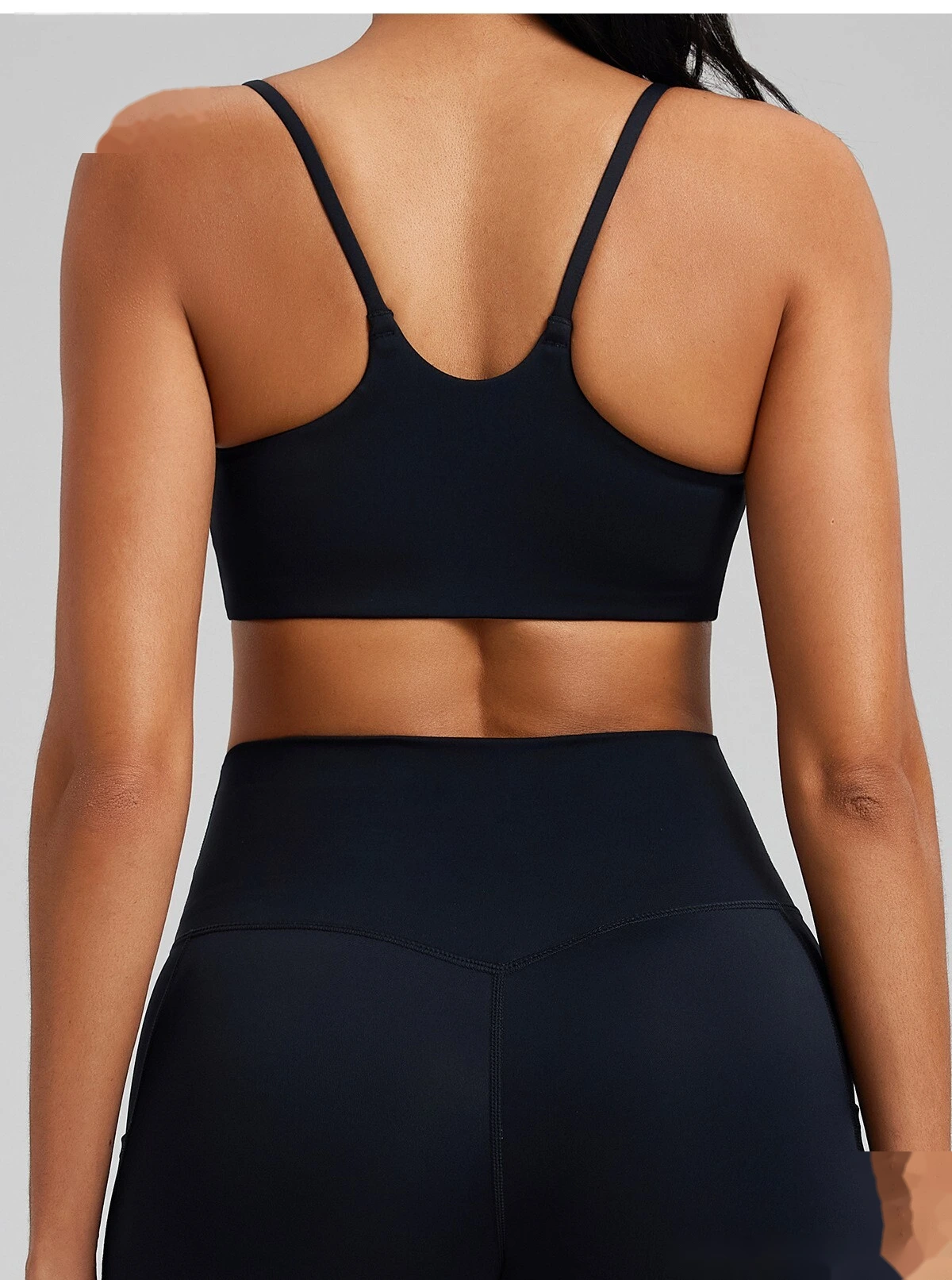 Custom yoga vest with chest pad sexy beauty back bra sports fitness bra women detail
