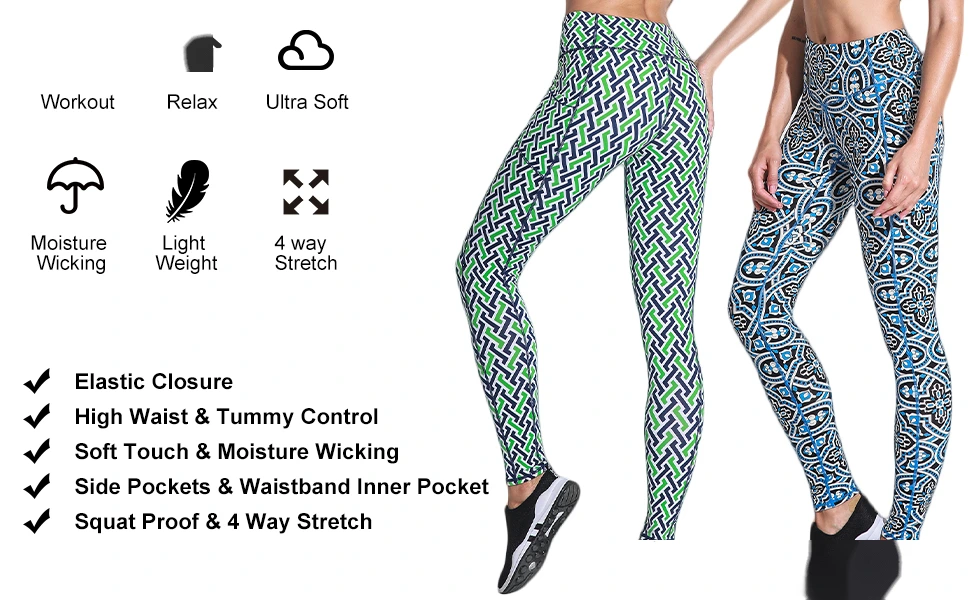 Quality Exercise and fitness tights high waist female yoga pants waist leg elastic leggings pants Manufacturer detail