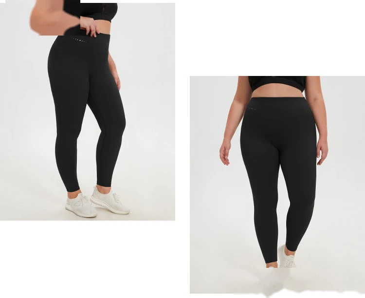 Customized plus-size fitness yoga pants for women running tight yoga pants detail