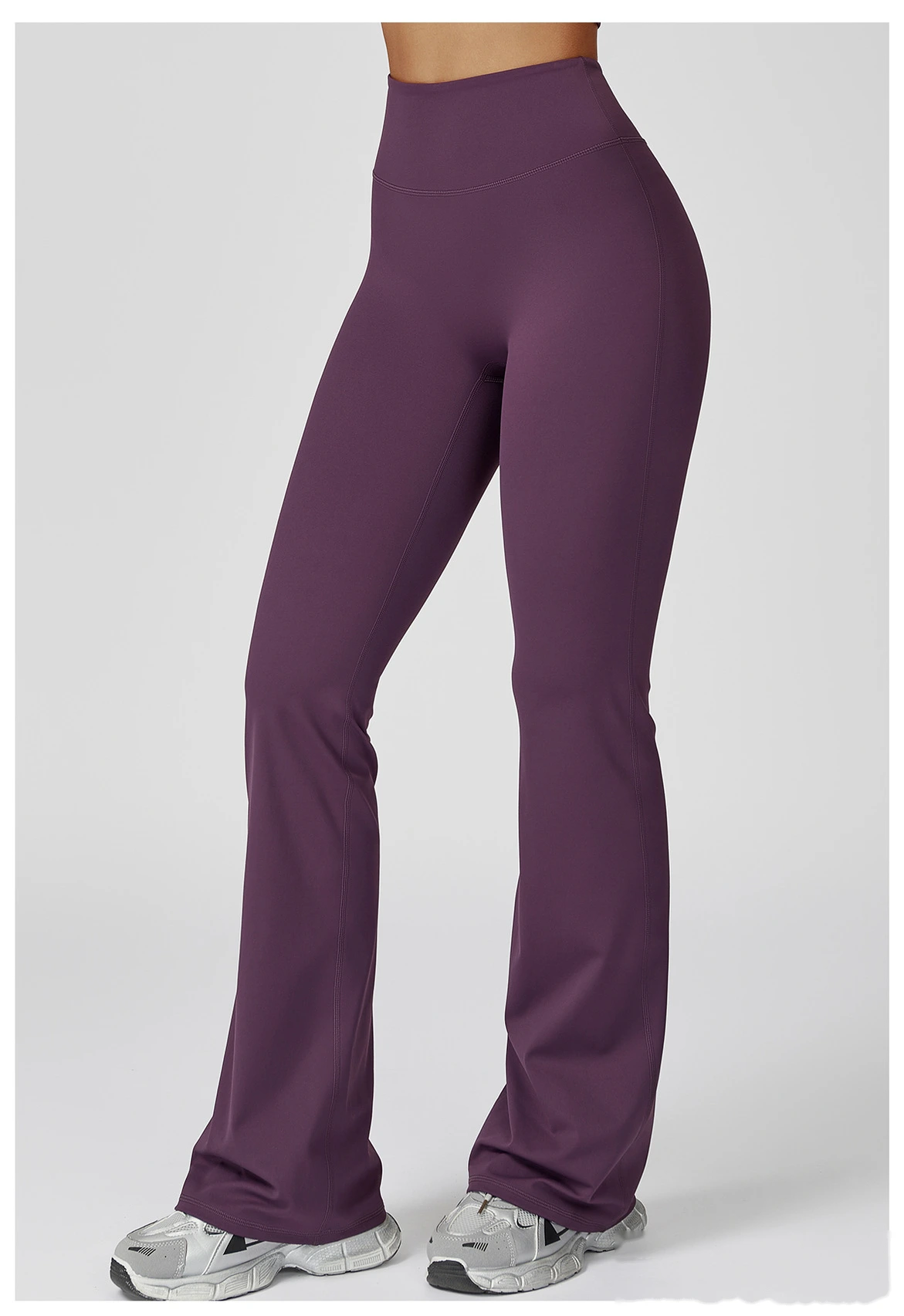Custom-made ladies' comfortable, high-elastic, abdomen-lifting, hip-lifting, yoga pants and dance pants detail