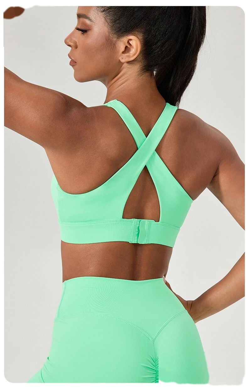 Custom EU/US Style Yoga Bra | Removable Pads, Quick-Dry, Buckle Design, Shockproof for Running & Fitness detail