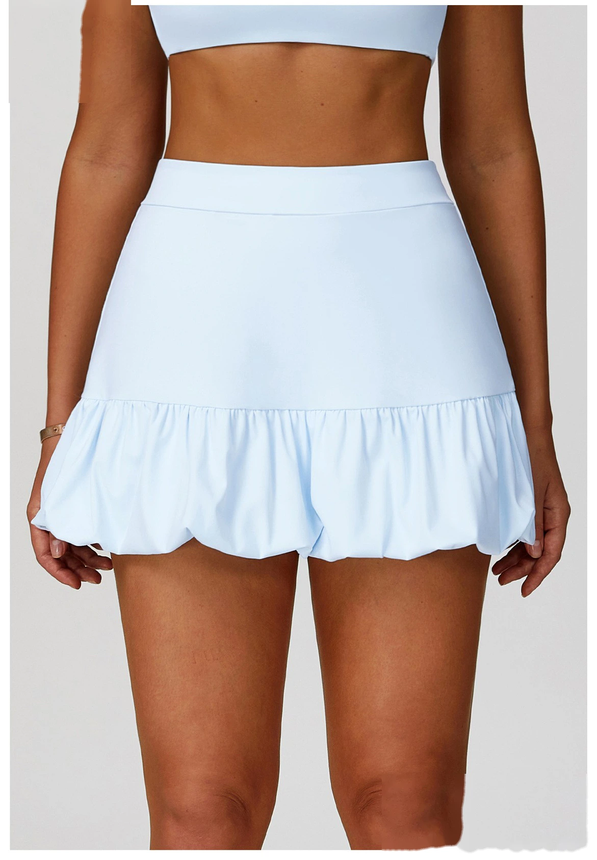 Fake two-piece short skirt Quick-drying breathable anti-exposure tennis skirt Leisure fitness running skirt detail