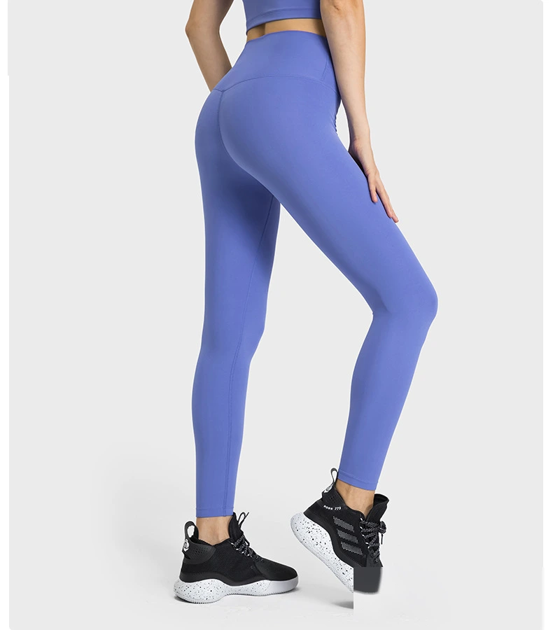 Women high waist leggings tummy control high stretch yoga pants detail