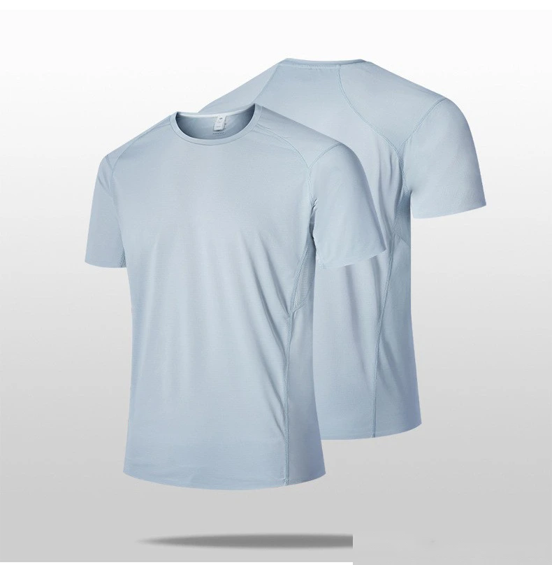 Custom Men’s Cool Feeling Lightweight Short Sleeve T-Shirt Loose Fit Breathable Quick Dry Sports Top detail