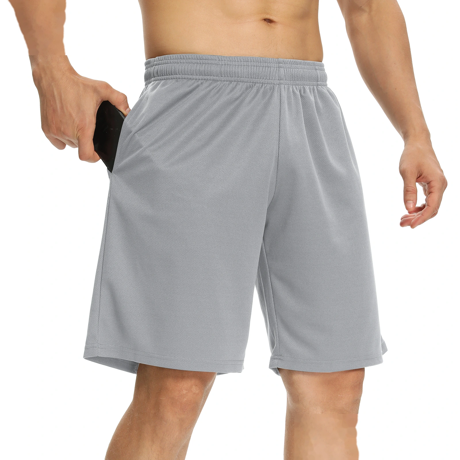 Summer outdoor moisture-absorbing breathable leisure thin loose fitness training quick-drying running shorts men detail