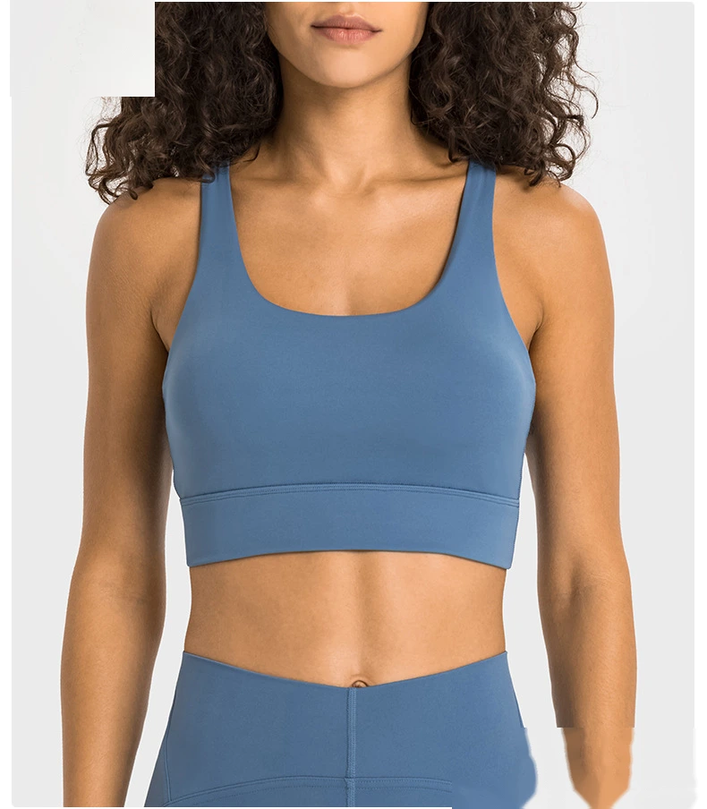 Custom-made V-back sports bra shockproof sports bra female detail