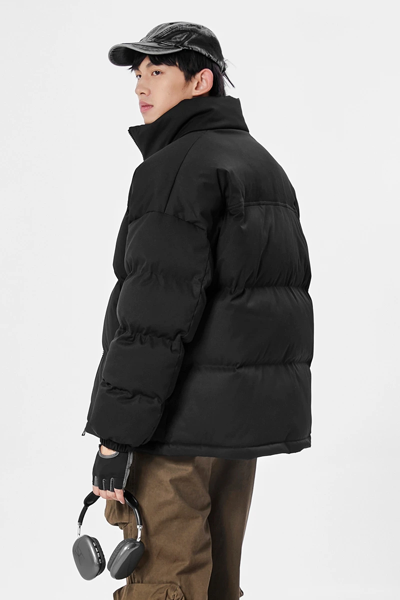Customize winter men's and women's windproof and warm casual cotton coats and down coats. detail