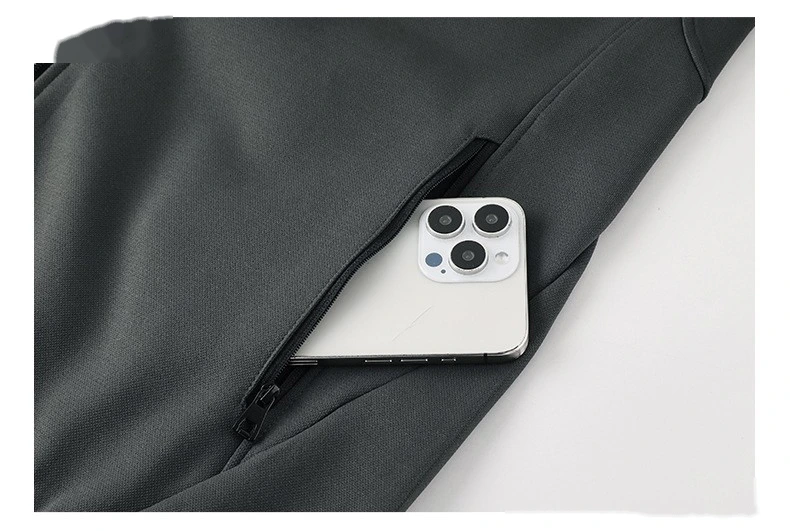 Customized outdoor windproof sports coat men's stand-up collar casual lightweight warm jacket detail