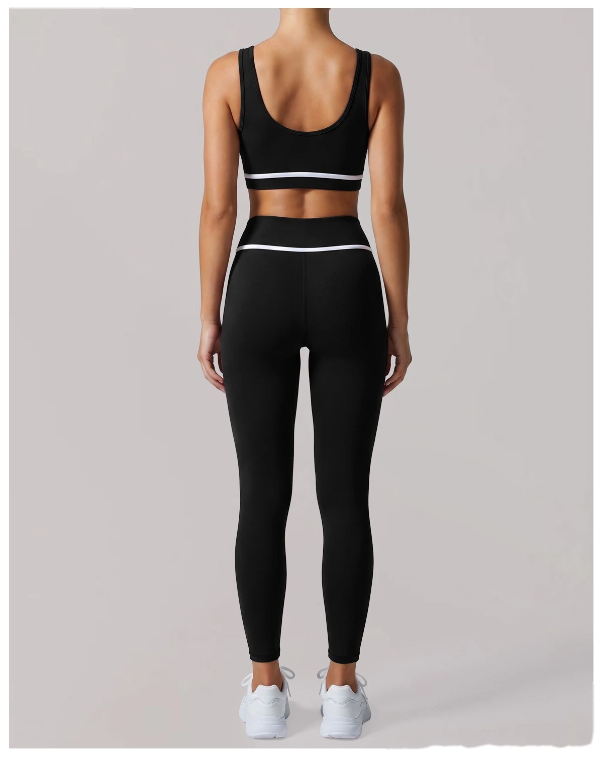 Customized contrast color sports bra women's running high-strength yoga clothing fitness bra vest Manufacturer detail