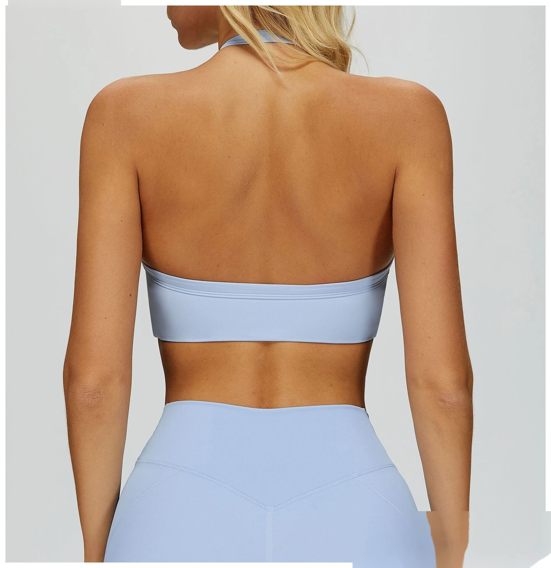 Custom Soft Comfortable Halter Yoga Bra - Sexy Back Tight Fashion Sports Running Fitness Underwear detail