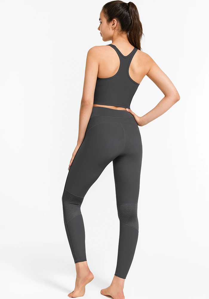 Womens soft tummy control sliming yoga pants high waist leggings detail