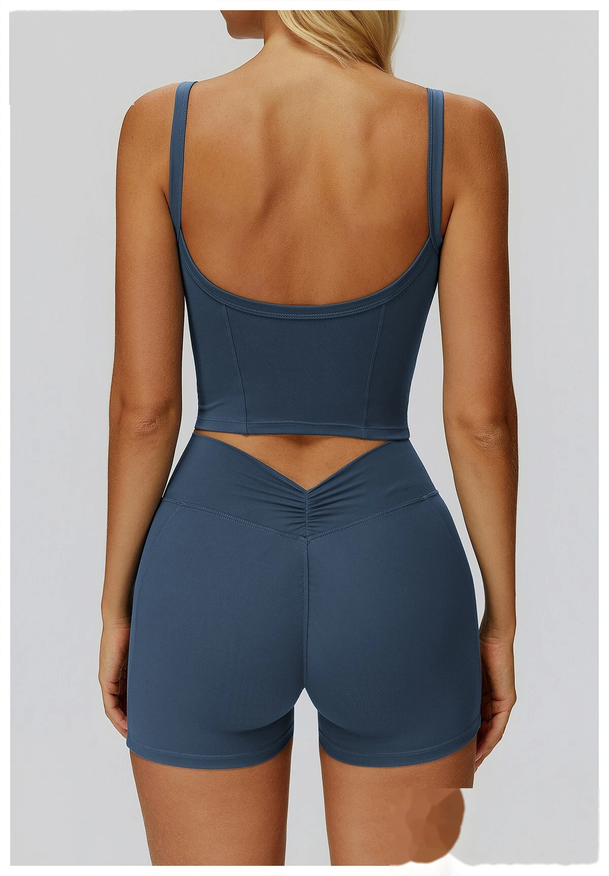 Customizable Yoga Vest for Women | Minimalist Style, Beauty Back Double Straps, Suitable for Sports & Running detail