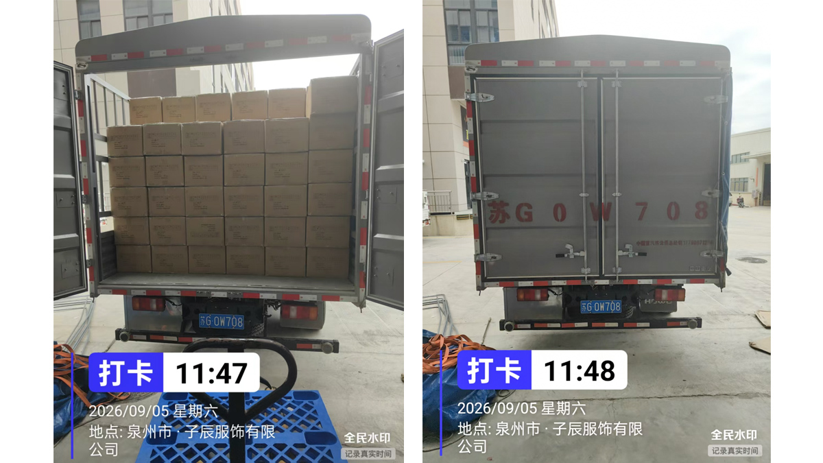 Fleece Hoodies Packed & Loaded for Shipment